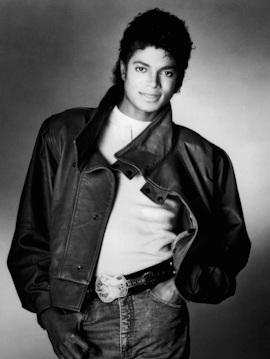 Michael Jackson / Author: Matthew Rolston; Distributed by Epic Records 07-1983 / Public domain