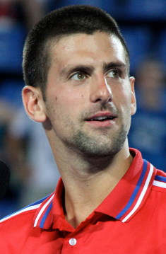 Novak Djokovic / Author : Spekoek, 2011 / CC BY-SA (https://creativecommons.org/licenses/by-sa/3.0)