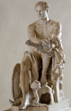 The Ludovisi Ares, an Antonine Roman marble sculpture of Mars