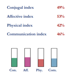 Compatibility indexes for Angelina Jolie and Brad Pitt